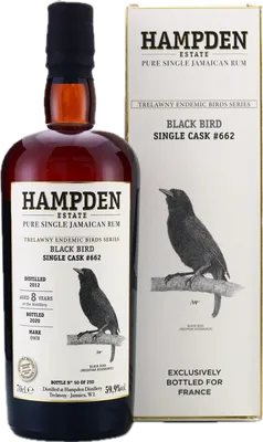 Bouteille de spiritueux : Trelawny Endemic Birds (Black Bird) de la marque Hampden