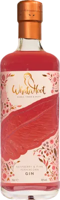 Bouteille de spiritueux : Raspberry & Pink Peppercorn Gin de la marque WhataHoot 