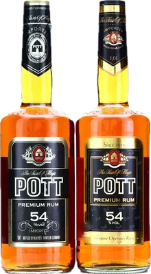 Bouteille de spiritueux : Der Gute  Echter Übersee Rum de la marque Pott