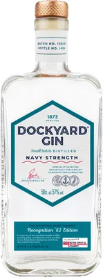 Bouteille de spiritueux : Navy Strength de la marque Dockyard