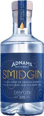 Bouteille de spiritueux : Smidgin Dry Gin de la marque Adnams