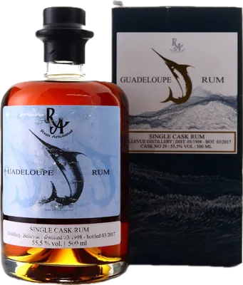 Bouteille de spiritueux : Guadeloupe Rum de la marque Rum Artesanal