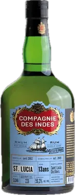 Bouteille de spiritueux : St. Lucia 13 Ans Cask Strength – Single Cask (Danemark Only) de la marque Compagnie des Indes
