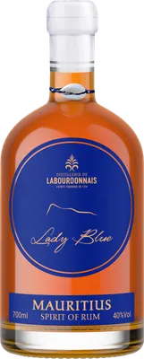 Bouteille de spiritueux : Lady Blue de la marque Labourdonnais