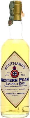 Bouteille de spiritueux : Western Pearl Jamaica Rum de la marque Southard & Co. Export Ltd.