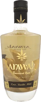 Bouteille de spiritueux : Coco - Vanille - Miel de la marque Arawak