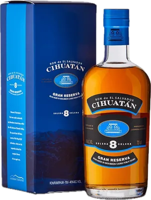 Bouteille de spiritueux : 8 ans Gran Reserva de la marque Cihuatán