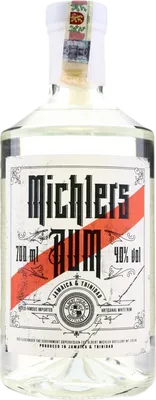 Bouteille de spiritueux : Michlers Rum White de la marque Albert Michler Distillery