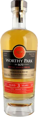 Bouteille de spiritueux : Special Barrel Series de la marque Worthy Park