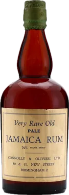 Bouteille de spiritueux : Very Rare Old Pale Jamaica Rum de la marque Connolly & Olivieri LTD.