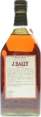 Bouteille de spiritueux : Millésime de la marque J. Bally
