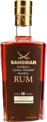 Bouteille de spiritueux : Selection Sansibar de la marque Caroni