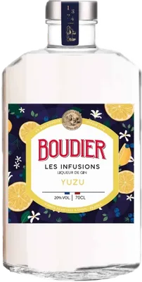 Bouteille de spiritueux : Gin Infusion - Yuzu de la marque Gabriel Boudier