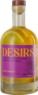 Bouteille de spiritueux : DESIRS - Orange Amandes de la marque Rhum Désirs