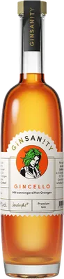 Bouteille de spiritueux : Gincello de la marque Ginsanity