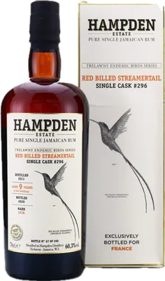 Bouteille de spiritueux : Trelawny Endemic Birds (Red Billed Streamertail) de la marque Hampden