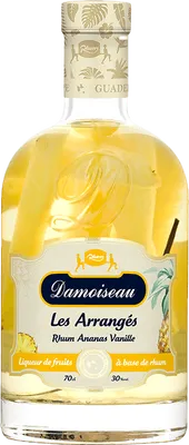 Bouteille de spiritueux : Les Arrangés Ananas Vanille de la marque Damoiseau