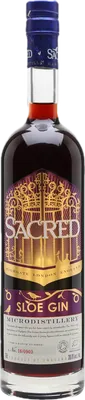 Bouteille de spiritueux : Organic Sloe Gin de la marque Sacred