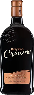 Bouteille de spiritueux : Cream de la marque Ron Barceló