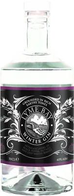 Bouteille de spiritueux : Winter Gin de la marque Lyme Bay