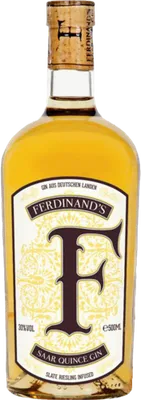 Bouteille de spiritueux : Saar Quince Gin de la marque Ferdinand's