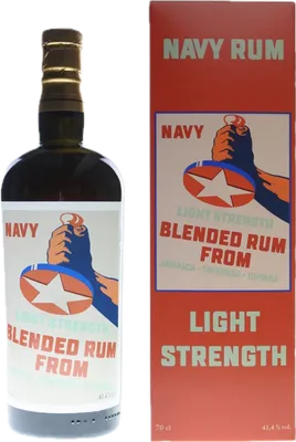 Bouteille de spiritueux : Navy Rum Light Strength de la marque Corman Collins