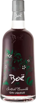 Bouteille de spiritueux : Scottish Bramble Gin Liqueur de la marque Boë Scottish Gin