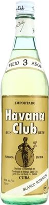 Bouteille de spiritueux : Blanco Superior Viejo 3 Años de la marque Havana Club