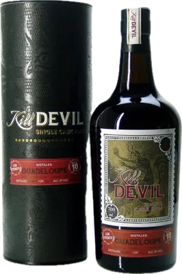 Bouteille de spiritueux : Guadeloupe de la marque Kill Devil