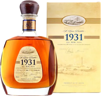 Bouteille de spiritueux : 1931 - 1st Edition de la marque Saint Lucia Distillers