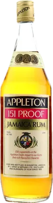 Bouteille de spiritueux : Gold 151 Proof de la marque Appleton Estate
