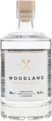 Bouteille de spiritueux : Sauerland Dry Gin de la marque Woodland