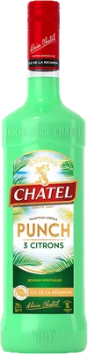 Bouteille de spiritueux : Punch 3 Citrons de la marque Chatel