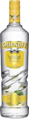 Bouteille de spiritueux : Citrus de la marque Smirnoff