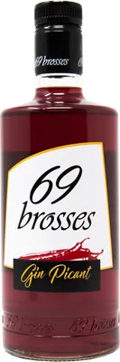 Bouteille de spiritueux : Picant de la marque 69 Brosses