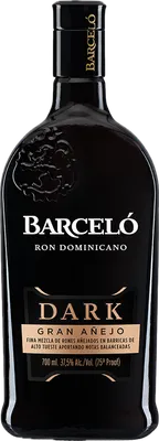 Bouteille de spiritueux : Gran Añejo Dark de la marque Ron Barceló