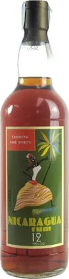 Bouteille de spiritueux : Nicaragua Rum de la marque Carretta