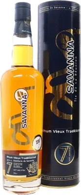 Bouteille de spiritueux : Rhum Vieux Traditionnel de la marque Savanna