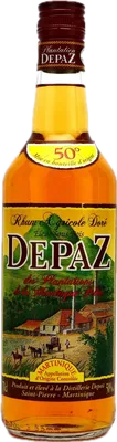Bouteille de spiritueux : Rhum Doré - Élevé Sous Bois (Vintage) de la marque Depaz