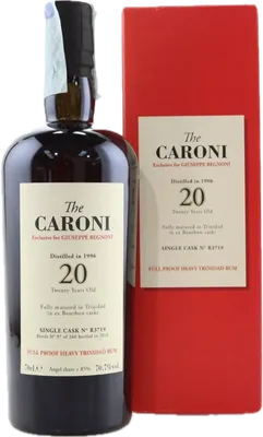 Bouteille de spiritueux : Heavy Trinidad Rum (Exclusive for Giuseppe Begnoni) de la marque Caroni