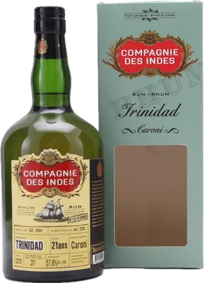Bouteille de spiritueux : Trinidad (Bottled for Denmark) de la marque Caroni
