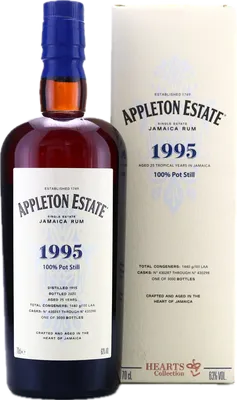 Bouteille de spiritueux : Hearts Collection - 1995 de la marque Appleton Estate