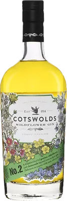 Bouteille de spiritueux : NO.2 Wildflower Gin de la marque Cotswolds 