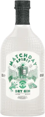 Bouteille de spiritueux : Matchday Spirit Hibernian Dry Gin de la marque Eden Mill