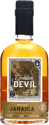 Bouteille de spiritueux : Golden Devil (K&L Wines) de la marque Hunter Laing