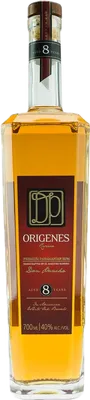 Bouteille de spiritueux : Origenes 8 Years de la marque Alcoholes Y Rones de Panama SA