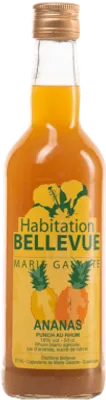 Bouteille de spiritueux : Punch Ananas de la marque Habitation Bellevue