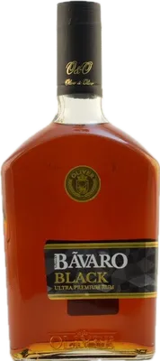 Bouteille de spiritueux : Bãvaro Black Ultra Premium Rum de la marque Oliver & Oliver