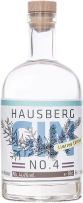 Bouteille de spiritueux : Gin No.4 - Limited Edition de la marque Hausberg