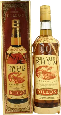 Bouteille de spiritueux : Très Vieux Rhum Millésime 1969 de la marque Dillon